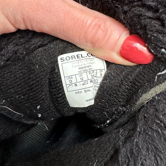 Sorel Kids Boots Black and Blue - Picture 5 of 5